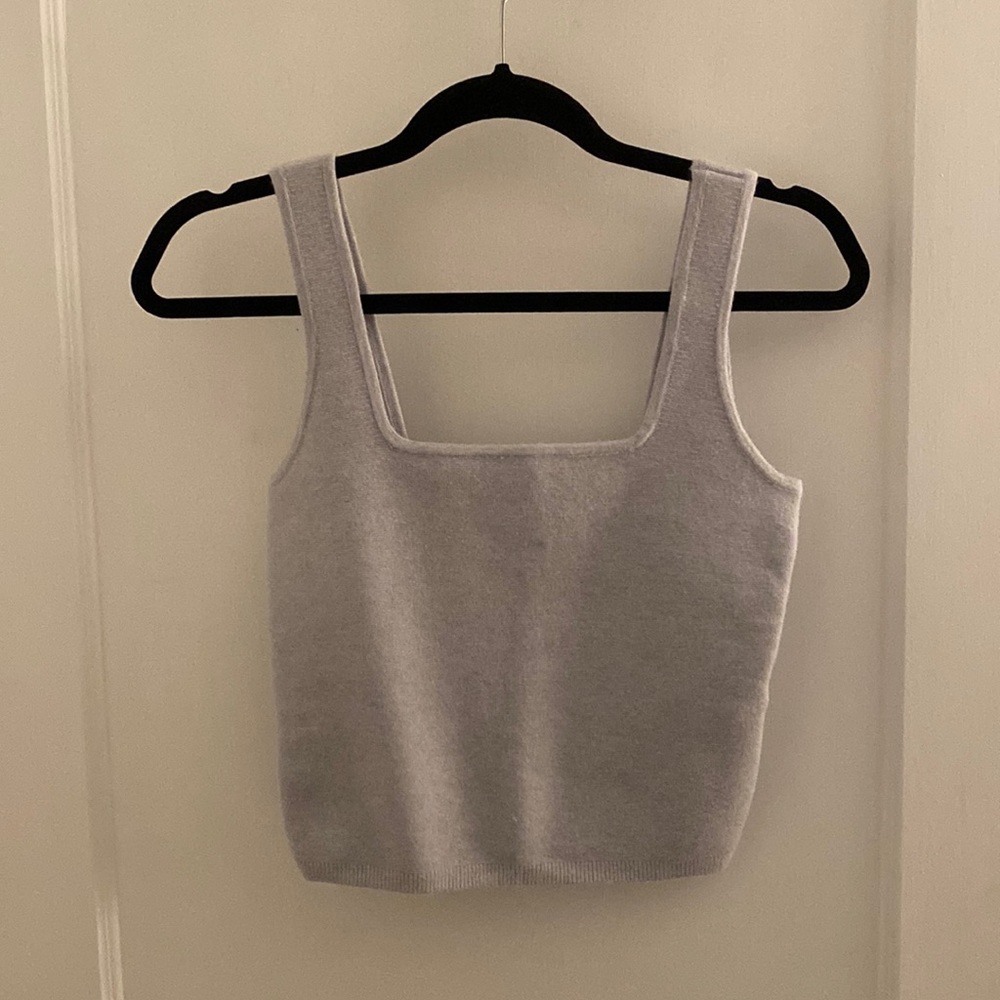 A&F Square Neck Sweater Tank